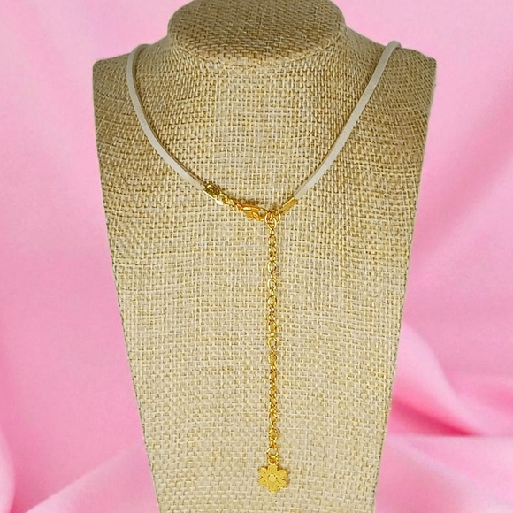 Leather Cord Unicorn Pendant Necklace Magical Fairy Tale Fairycore 1970s 1990s - Picture 3 of 15